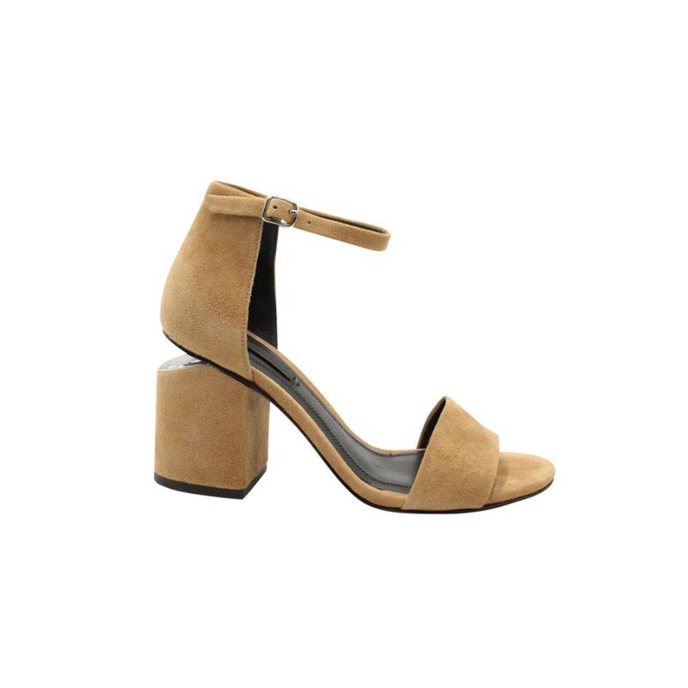 Alexander Wang Abby Sandals in Tan Suede